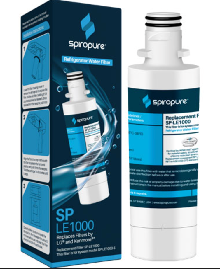 LG Refrigerator Water Filter Replacement - AGF80300704 (LT1000P)