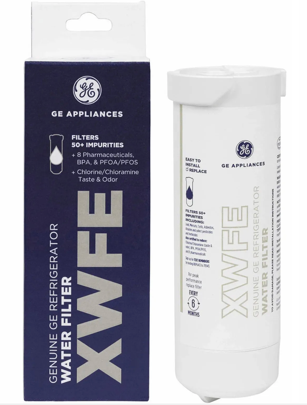 GE Refrigerator Water Filter Replacement - XWFE